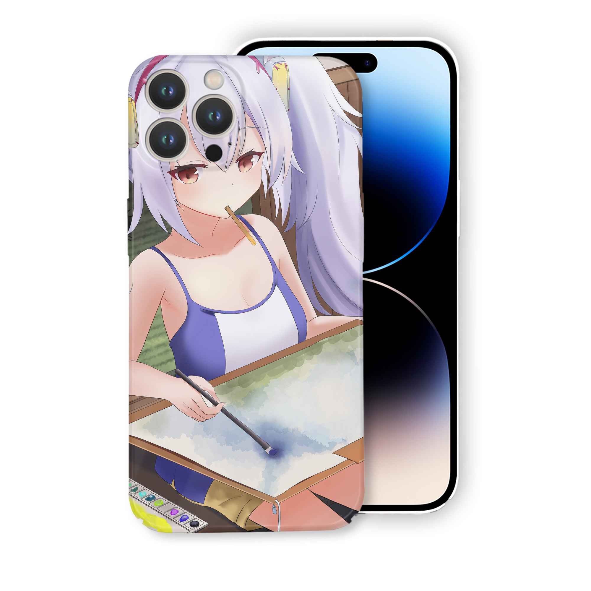 （画像用） となりのトトロ 草壁メイ 草壁サツキ My Neighbor Totoro Satsuki Kusakabe Mei Kusakabe 【iPhone 14シリーズ対応】ハードケース